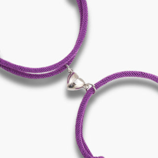 Magnetic Couples Bracelets Purple/Purple
