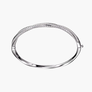 SL Eternal Grace Bangle, White Gold