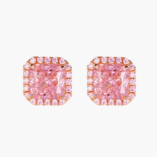 Blush Radiance Earrings - Rose Gold