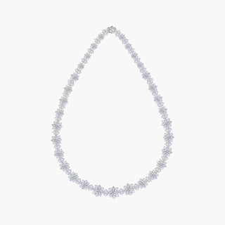 SL Sunflower Radiance Necklace, White Gold