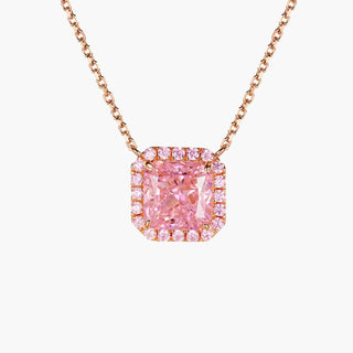 Blush Radiance Necklace - Rose Gold