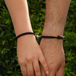 Magnetic Couples Bracelets Black/Black
