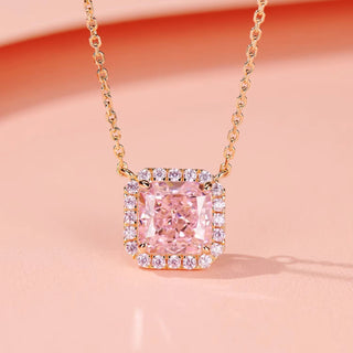 Blush Radiance Necklace - Rose Gold