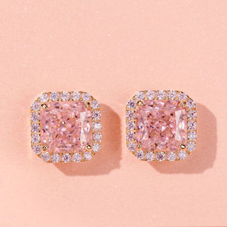 Blush Radiance Earrings - Rose Gold