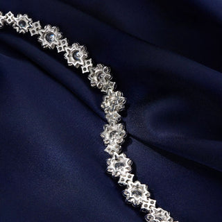 SL Sunflower Radiance Necklace, White Gold