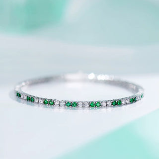 SL Eternal Emerald Bracelet, White Gold