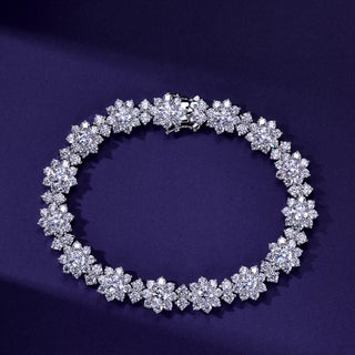 SL Sunflower Radiance Bracelet, White Gold