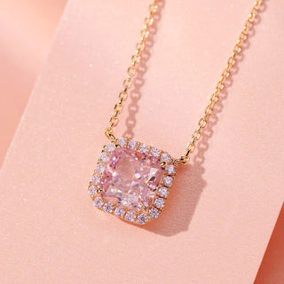 Blush Radiance Necklace - Rose Gold