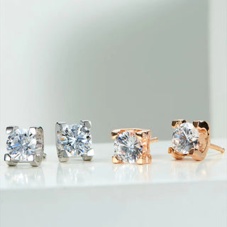 SL Eternal Spark Earrings, White Gold
