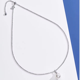 SL Pearl Radiance Necklace, White Gold