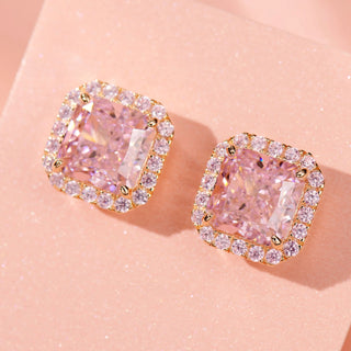 Blush Radiance Earrings - Rose Gold