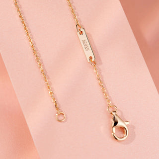 Blush Radiance Necklace - Rose Gold