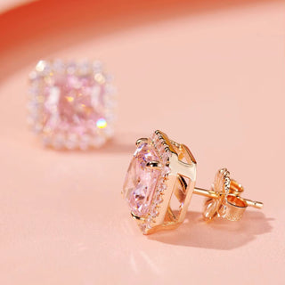 Blush Radiance Earrings - Rose Gold