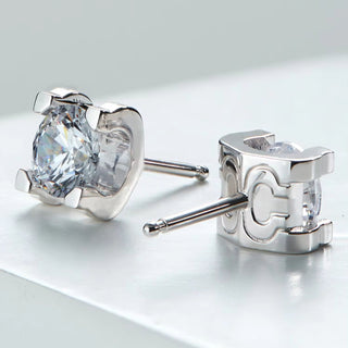 SL Eternal Spark Earrings, White Gold