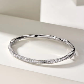 SL Eternal Grace Bangle, White Gold