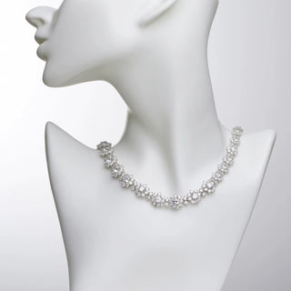 SL Sunflower Radiance Necklace, White Gold