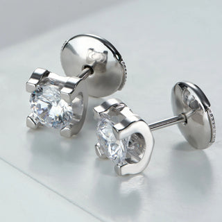 SL Eternal Spark Earrings, White Gold