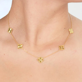 SL Golden Bloom Necklace, Yellow Gold