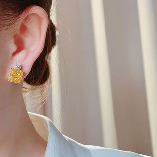 SL Harmony Glow Earrings, White Gold