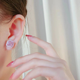 Blush Radiance Earrings - Rose Gold