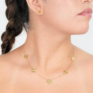 SL Golden Bloom Necklace, Yellow Gold