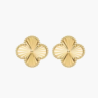 SL Golden Bloom Earrings, Yellow Gold