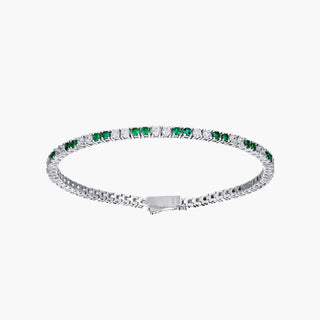 SL Eternal Emerald Bracelet, White Gold