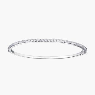 SL Luminous Elegance Bangle, White Gold