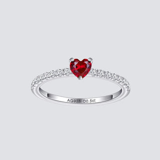 SL Ruby Heart Ring