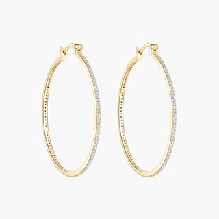 Celene Hoops Earrings – Yellow Gold