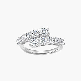 SL Stellar Waves Ring, White Gold