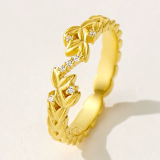 SL Golden Laurel Ring