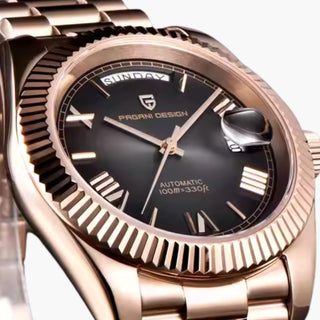 PD Rose Gold Date Onyx