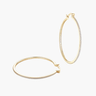 Celene Hoops Earrings – Yellow Gold
