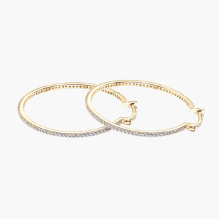 Celene Hoops Earrings – Yellow Gold