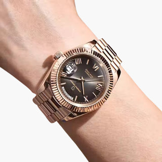 PD Rose Gold Date Emerald