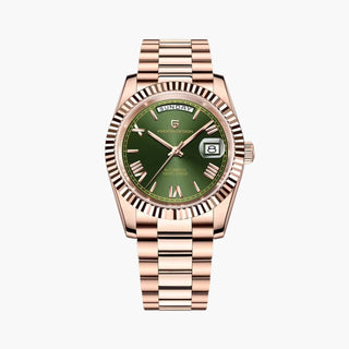 PD Rose Gold Date Emerald