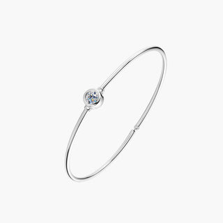 Lunéa Bangle – White Gold