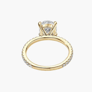 Solenne Oval Engagement Ring – Yellow Gold