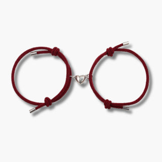 Magnetic Couples Bracelets Wine Red/ Wine Red