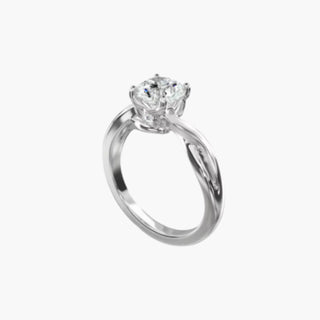 Eterna Twist Ring - White Gold