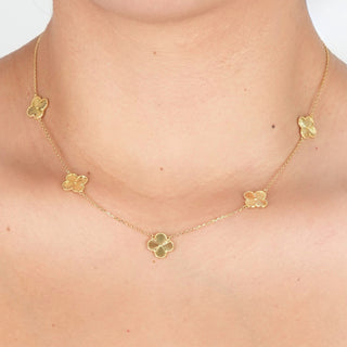 SL Golden Bloom Necklace, Yellow Gold