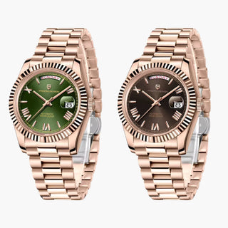 PD Rose Gold Date Emerald